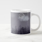 月明かりの茅葺き小屋 ファンタジー夜空マグ ジャンボコーヒーマグカップ (右)