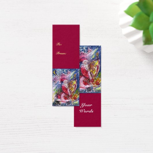 月明かりの遊クリスマスにサンタの竪琴 (デスク)