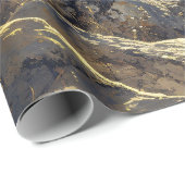 月明かりの野生生物アートのクーガー ラッピングペーパー (ロールコーナー)