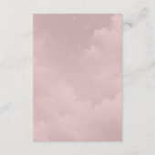 月明かりの野花の結婚ささやき エンクロージャーカード (裏面)