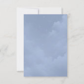 月明かりの野花の結婚ささやき 出欠カード (裏面)