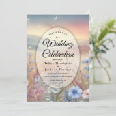 月明かりの野花の結婚ささやき 招待状 (スタンド正面)