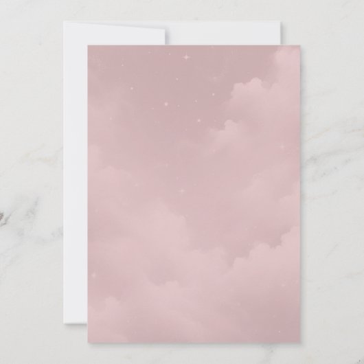 月明かりの野花の結婚ささやき 招待状 (裏面)