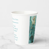 月明かりの離婚パーティーグリーン 紙コップ (左)