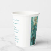 月明かりの離婚パーティーグリーン 紙コップ (右)