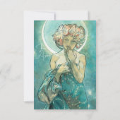 月明かりの離婚パーティー、緑 招待状 (裏面)