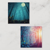 月明かりの魔法 スクエア名刺 (正面/裏面)