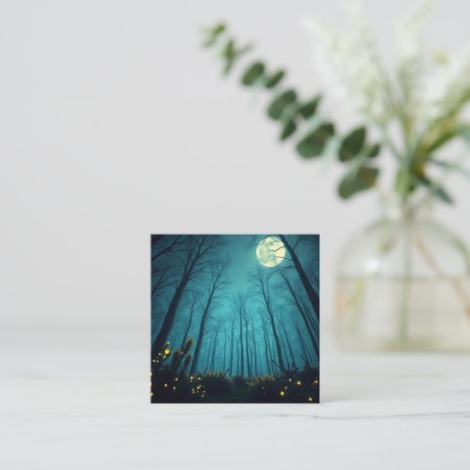 月明かりの魔法 スクエア名刺 (スタンド正面)