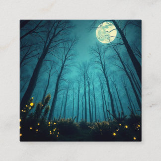 月明かりの魔法 スクエア名刺