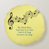 月明かりの鳥 ラウンドクッション (裏面)