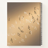 月明かりの黄金の楽譜 ノートブック (裏面)