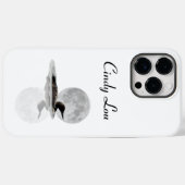 月明かりのiPhone / iPadケースでルーンが泳ぐ Case-Mate iPhoneケース (裏面 (横))