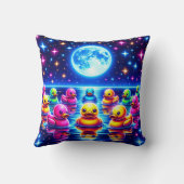 月明かりゴムダッキー（アヒルちゃん）夢 クッション (裏面)