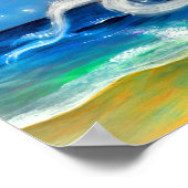 月明かりユニコーンポスター ポスター (角)