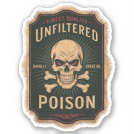 月明かりユニコーン血ラベルのシール シール