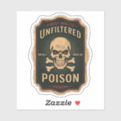 月明かりユニコーン血ラベルのシール シール (シート)