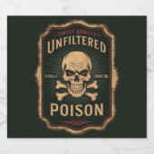 月明かりユニコーン血ラベルのシール ビールラベル (シングルラベル)