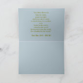 月明かり黄色の蓮の花/仏引用文 カード (内部)