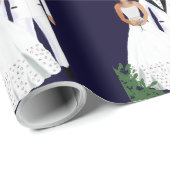 月明け新婦結婚の ラッピングペーパー (ロールコーナー)