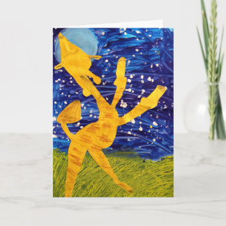 月明りのキリン-カーター著アートワーク-年齢7 カード