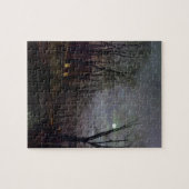 月明りの通り場面、1882年(キャンバスの油) 2 ジグソーパズル (横)