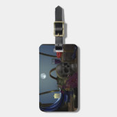 月明不気味かりの中で生きる ラゲッジタグ (正面縦)