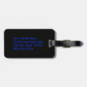 月明不気味かりの中で生きる ラゲッジタグ (裏面横)