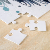 月明白熱［赤熱］光を放つかりの後のカボチャ ジグソーパズル (側面)