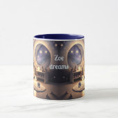 月明祈から星明かりの少女 マグカップ (中央)