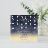 月星グロー天水色ベビーシャワー 招待状 (スタンド正面)
