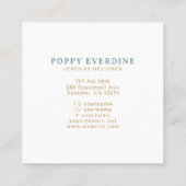 月星 スクエア名刺 (裏面)