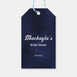 月星＆ストリングライト ブライダルシャワー ギフトタグ