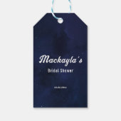 月星＆ストリングライト ブライダルシャワー ギフトタグ (裏面)
