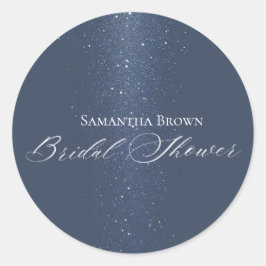 月星＆ストリングライト ブライダルシャワー ラウンドシール