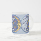 月星 フロストグラスマグカップ (正面右)