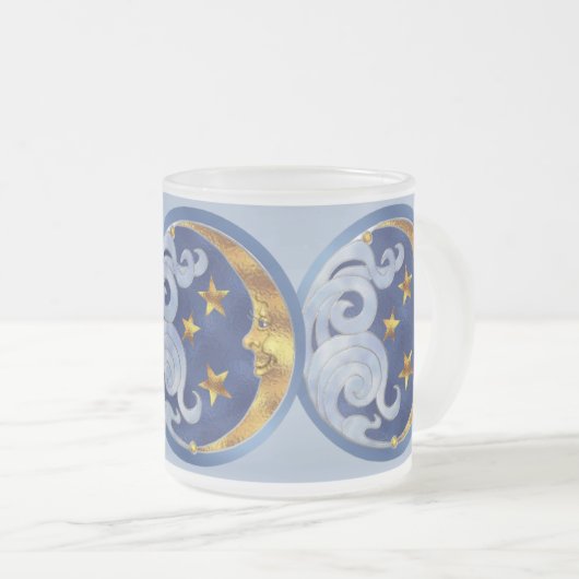 月星 フロストグラスマグカップ (正面右)