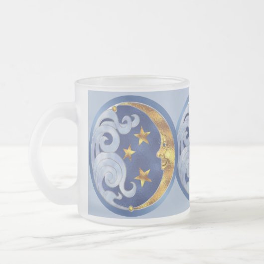 月星 フロストグラスマグカップ (左)