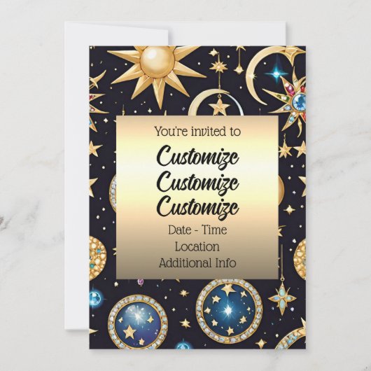 月星 招待状 (正面)