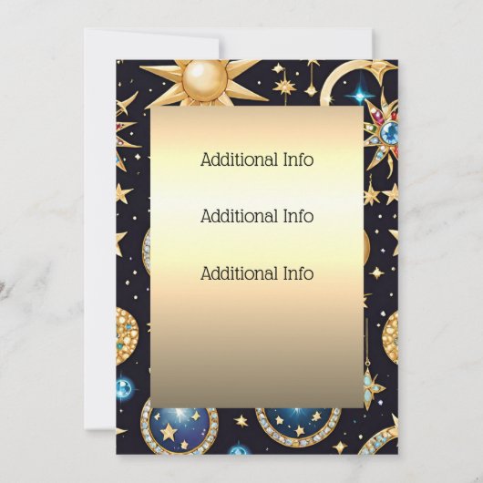 月星 招待状 (裏面)