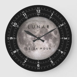 月時計24時間 ラージ壁時計