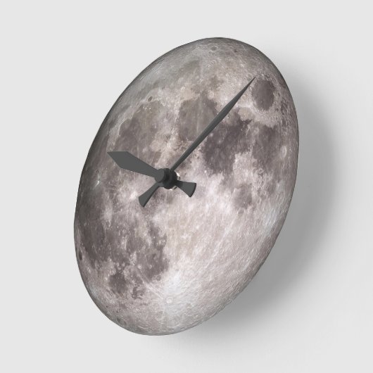 月時計 ラウンド壁時計 (傾斜)