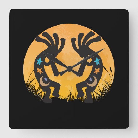 月景コペリス スクエア壁時計 (正面)