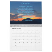 月暦の詩 カレンダー (2月 2027)