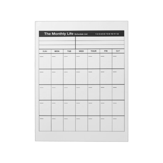 月暮れ ノートパッド (回転)