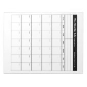 月暮れ ノートパッド (正面)