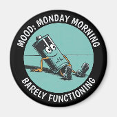 月曜おもしろい日 マグネット (正面)