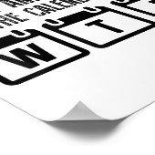 月曜と火曜が過ぎてからでさえカレンダーが「何だこれ」といった ポスター (角)