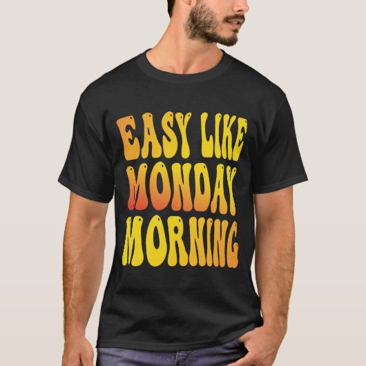月曜の朝みたいなゆったりTシャツ Tシャツ (正面)