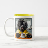 月曜の朝ニューフコーヒーマグ ツートーンマグカップ (左)