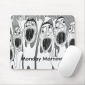 月曜の朝! マウスパッド (マウス)